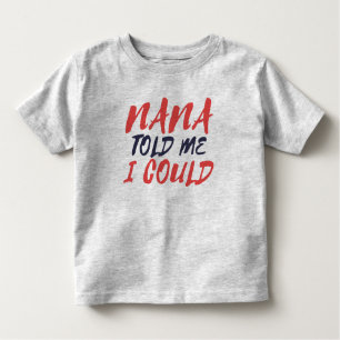 T-shirt Nana Toddler Fine Jersey