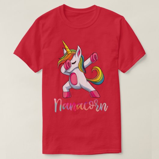 T-shirt Nanacorn Nana Unicorn , Mothers Day Italian Grandm (Design devant)