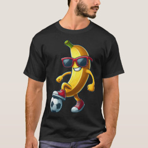 T-shirt Nanas Sungles Jouant au Football Fruit Drôle Sport