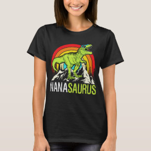 T-shirt Nanasaurus Dinosaur T Rex Nana Saurus Grand