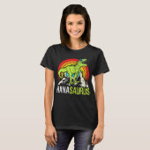 T-shirt Nanasaurus Dinosaur T Rex Nana Saurus Grand (Devant entier)