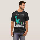 T-shirt Nanasaurus Rex Dinosaur Nana Grandma Fête des Mère (Devant entier)