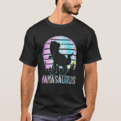 T-shirt Nanasaurus Rex Dinosaur Nana Saurus Tye Die Matchi (Devant)