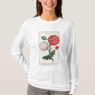 T-shirt Nandous de Papaver somniferum et de pavot gravés