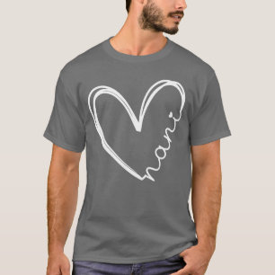 T-shirt Nani cœur drôle pour grand-mère fête des mères fem