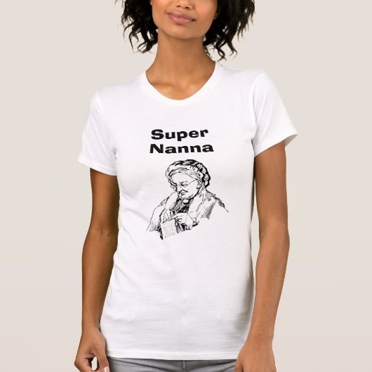T-shirt Nanna superbe tricotant B&W (Devant)