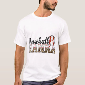 T-shirt Nanna Women Ballpark Nanna Baseball Maman Mères Da
