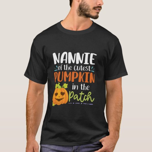 T-shirt Nannie Du Citrouille Le Plus Fou Dans Le Patch Hal (Devant)