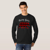 T-shirt Nanny Bear Buffalo Plaid Matching Family Group Chr (Devant entier)
