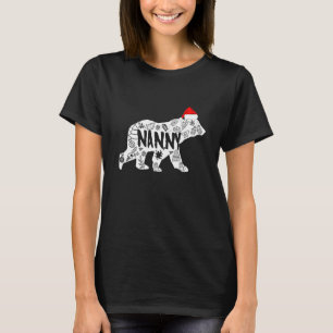 T-shirt Nanny Bear Matching Family Buffalo Christmas Pajam