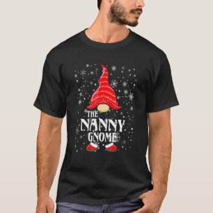T-shirt Nanny Gnome Matching Family Group Christmas Pa