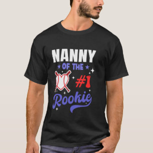 T-shirt Nanny Of Rookie 1st Baseball Anniversaire Thème de