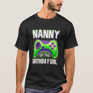 T-shirt Nanny of the Birthday Party Boy Matching Family Vi