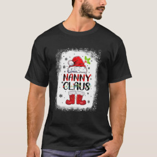 T-shirt Nanny Santa Claus Robe Pour Hommes Femmes Noël