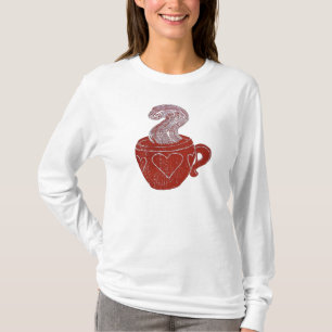 T-shirt nano de douille de Hanes des femmes de