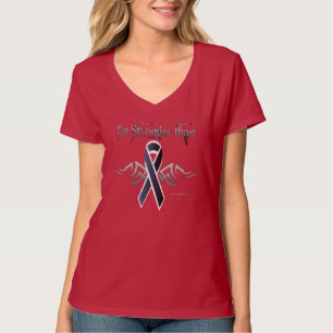 T-shirt Nano V-Neck pour femmes Melanoma