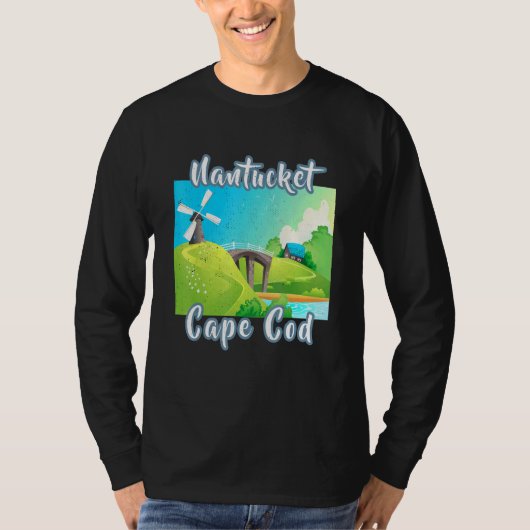 T-shirt Nantucket Cape Cod Vacances d'été Vieux (Devant)