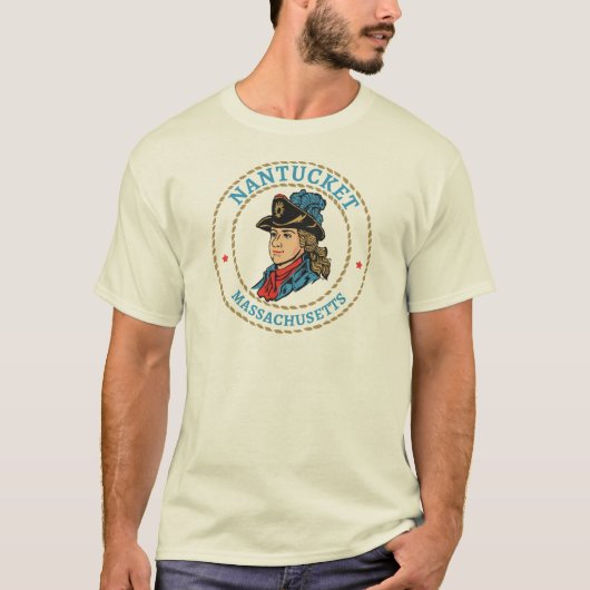 T-shirt Nantucket Massachusetts Colonial (Devant)