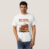 T-shirt Nap Squad Funny Thanksgiving Turkey Design (Devant entier)