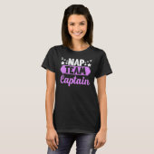 T-shirt Nap Team Capitaine Funny Lazy I Love Napping (Devant entier)