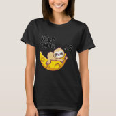 T-shirt Nap Time Sloth Cute Animal Art Design (Devant)