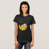 T-shirt Nap Time Sloth Cute Animal Art Design (Devant entier)