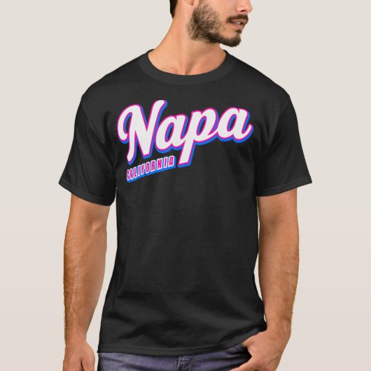 T-shirt Napa CA (Devant)