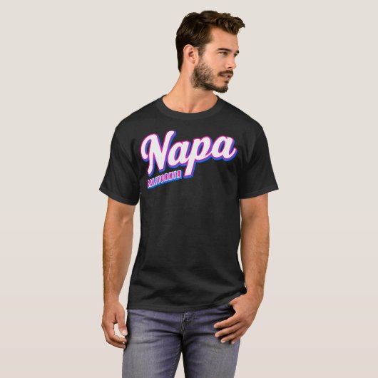 T-shirt Napa CA (Devant entier)