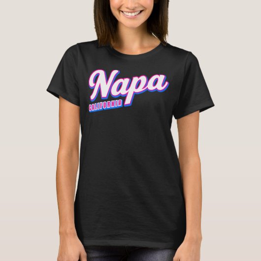 T-shirt Napa CA (Devant)