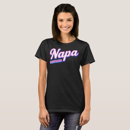 T-shirt Napa CA (Devant entier)