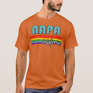 T-shirt Napa California Pride Napa LGBT Cadeau LGBT Soutie