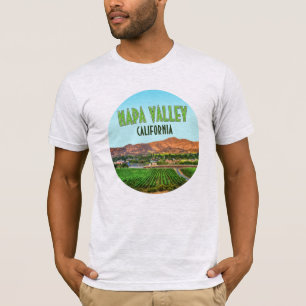 T-shirt Napa Valley California Vineyard Vintage
