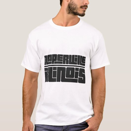 T-shirt Naperville - Illinois (Devant)