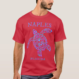 T-shirt Naples Floride Tortue de Mer Vacances Souvenir Gar