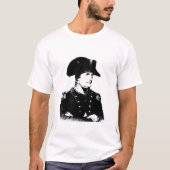 T-shirt Napoleon Bonaparte -- Noir et blanc (Devant)