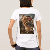 T-shirt Napoléon chevauchant un chat de bataille géant (Dos)