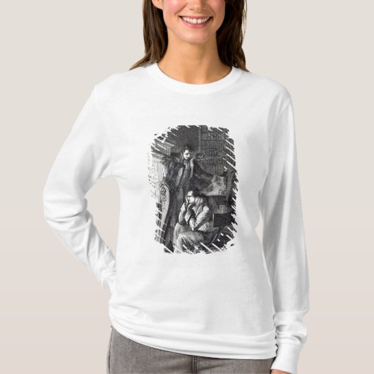 T-shirt Napoléon couvant par le feu (Devant)