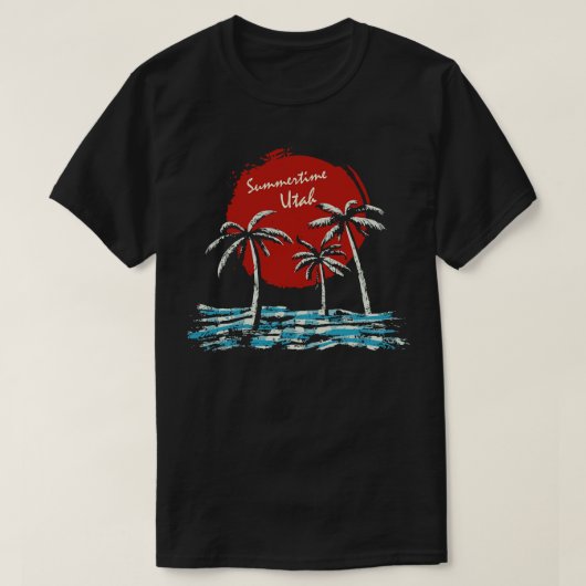 T-shirt Napoleon Dynamite Summertime Utah (Design devant)