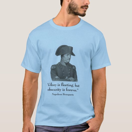 T-shirt Napoléon et citation (Devant)