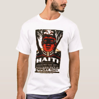 T-shirt Napoléon noir du Haïti WPA 1938