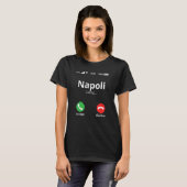 T-shirt Napoli appelle des fans (Devant entier)