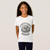 T-Shirt Nappeur professionnel Funny Chat (Devant entier)