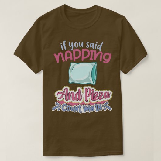 T-shirt Napping Sleep Dream Sleeping Naps Bed Couch Premiu (Design devant)
