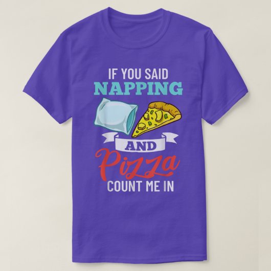 T-shirt Napping Sleep Dream Sleeping Naps Couch de lit2497 (Design devant)