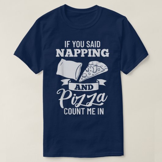 T-shirt Napping Sleep Dream Sleeping Naps Couch Lit 2498 (Design devant)