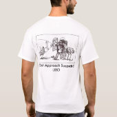 T-shirt N'approchez pas UXO suspect (Dos)