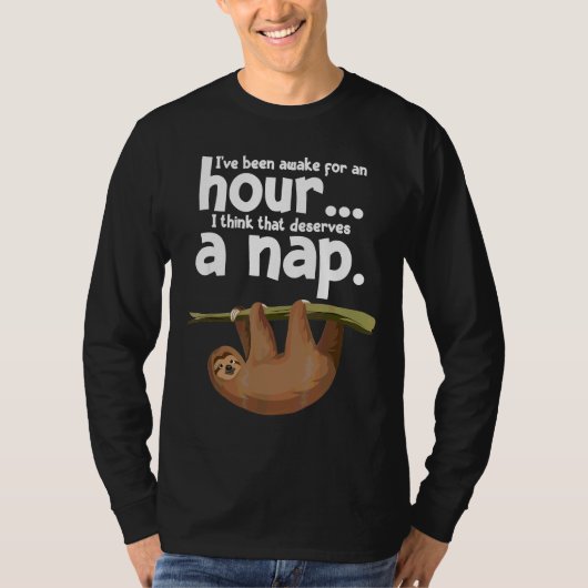 T-shirt Narcolepsy Sleep Sloth Narcolepsie (Devant)