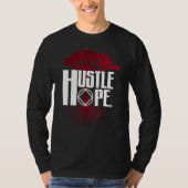 T-shirt Narcotiques Anonyme Hustle Hope Recovery NA AA Sob (Devant)