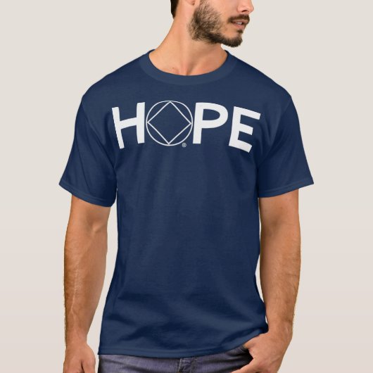 T-shirt Narcotiques Anonymous Hope NA Symbole T Hommes Fem (Devant)