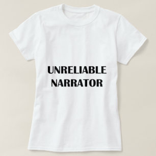 T-shirt Narrateur non fiable